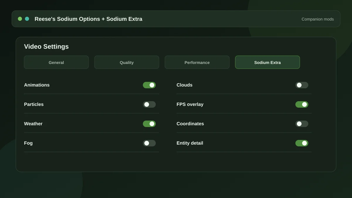 Reese's Sodium Options and Sodium Extra: a better menu for all those toggles